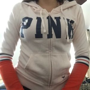 Pink hoodie